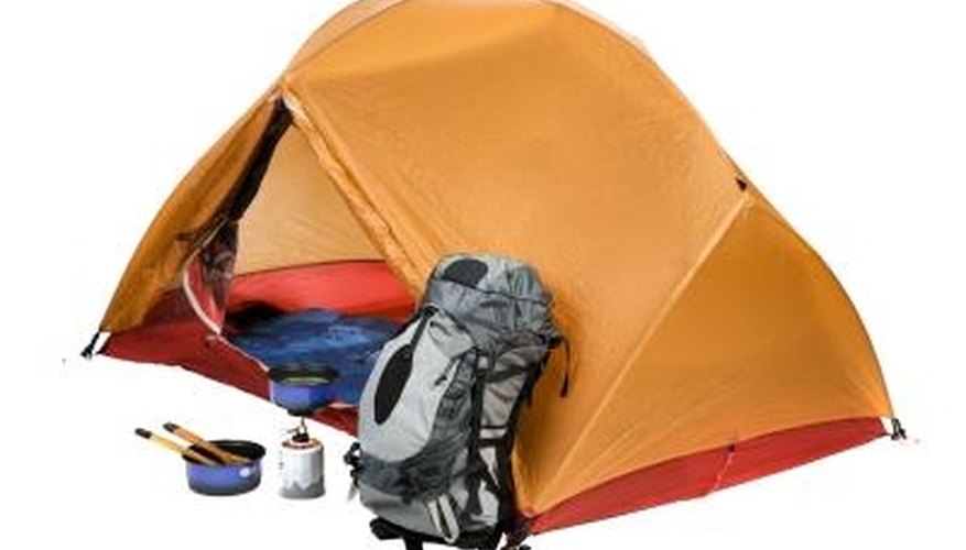 Photo Credit: PhotoObjects.net/PhotoObjects.net/Getty Images The rainfly goes over the body of the tent to keep the inside dry.