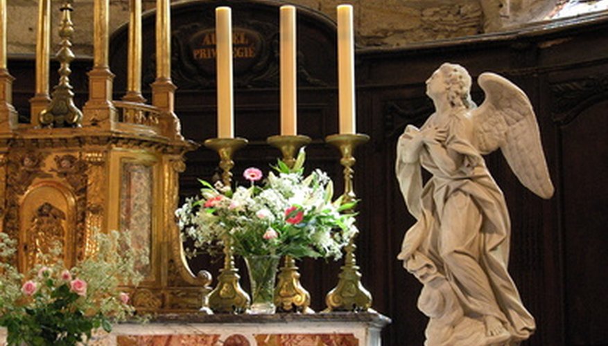 An ornate altar