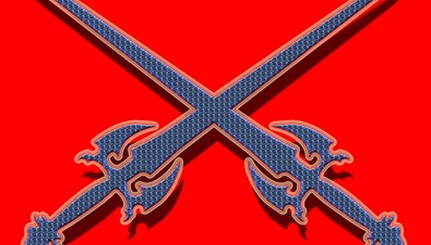 Crossed swords as a military symbol are found throughout history.