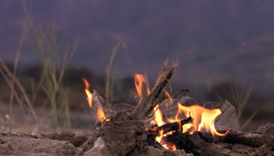 Photo Credit: campfire image by stefanie van der vinden from <a href='http://www.fotolia.com'>Fotolia.com</a> Review camping and survival basics with this challenging game.