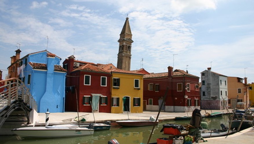 The island of Burano is best known for its lacemaking industry.