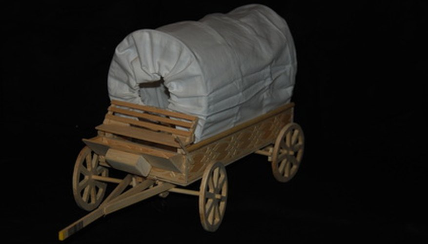 Covered wagons are still in use today at farms and historical recreations.