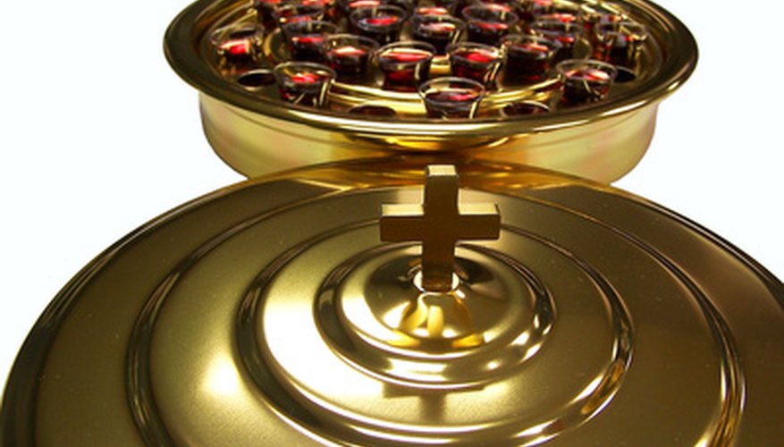 Consecrated wine.