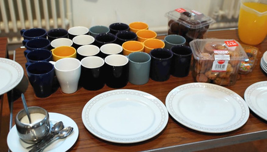 An inviting table welcomes guests.