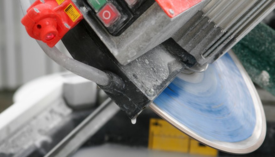 Photo Credit: spinning-saw image by sumos from <a href='http://www.fotolia.com'>Fotolia.com</a> Use a compound miter saw or table saw for accurate cuts.