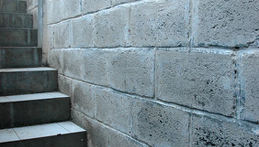 Concrete blocks and stone have insulating qualities to help maintain a constant temperature.