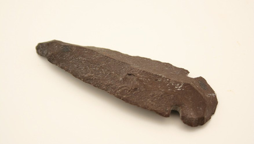 Genuine arrowheads feature specific design elements; replica arrowheads do not.