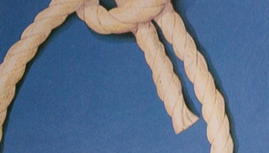 SEAL trainees also have to be able to tie a number of different knots while underwater.