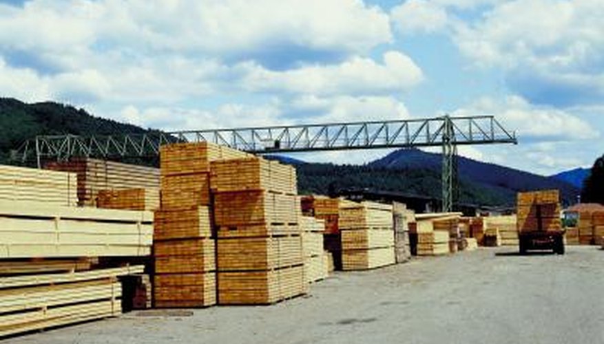 Photo Credit: Ablestock.com/AbleStock.com/Getty Images Lumber yard