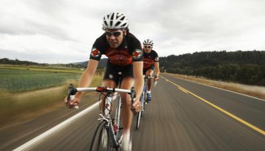 Photo Credit: Thomas Northcut/Photodisc/Getty Images The faster you go, the more calories you have to burn to overcome air resistance.