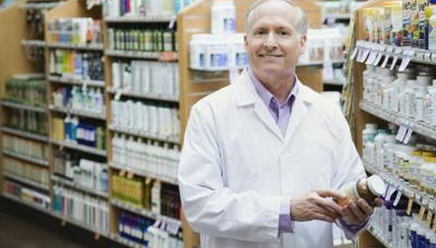 Pharmacist in a health food store.