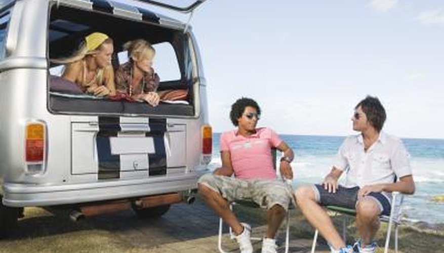 Photo Credit: Jupiterimages/BananaStock/Getty Images Car camping affords you more space and weight capacity.