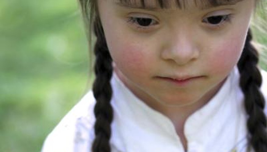 young girl looking nervous