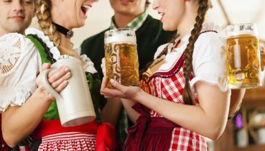 Traditionally German clothes.