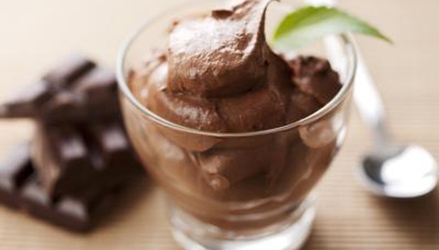 Chocolate mousse is another popular French dessert.