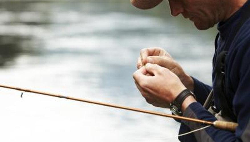 Photo Credit: Thomas Northcut/Digital Vision/Getty Images Scented artificial baits have become the fad when fishing for trout.
