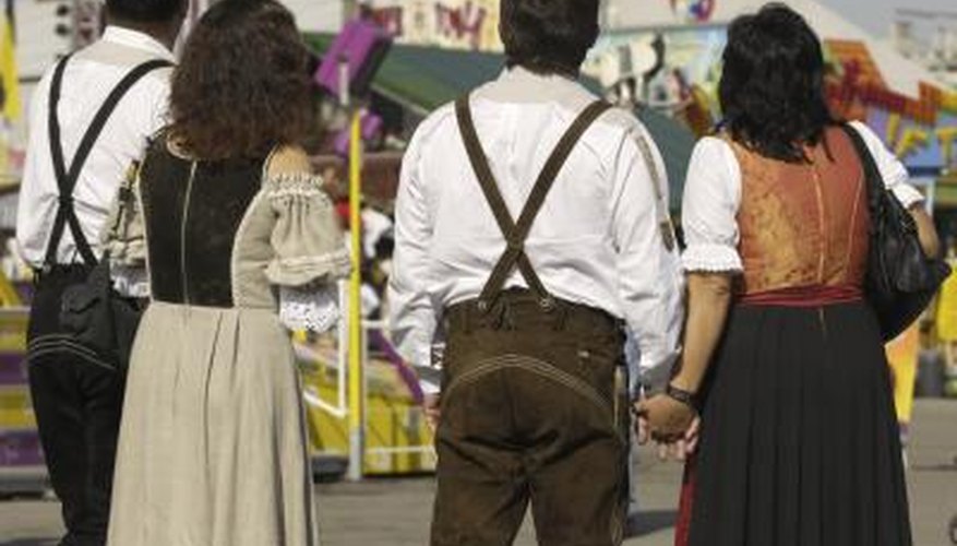 Oktoberfest is an occaision for tracht.