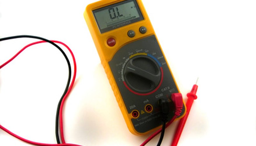Test your small electric motor using a multimeter.