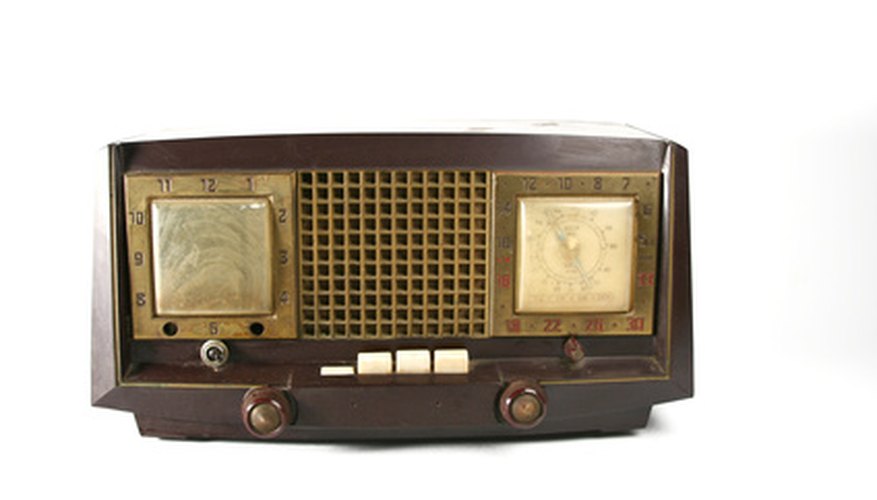 Collectibles like antique radios are often made of Bakelite.