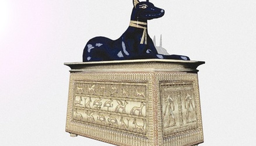 Often, gilded sarcophagi shielded the pharaohs as they rested in eternity.