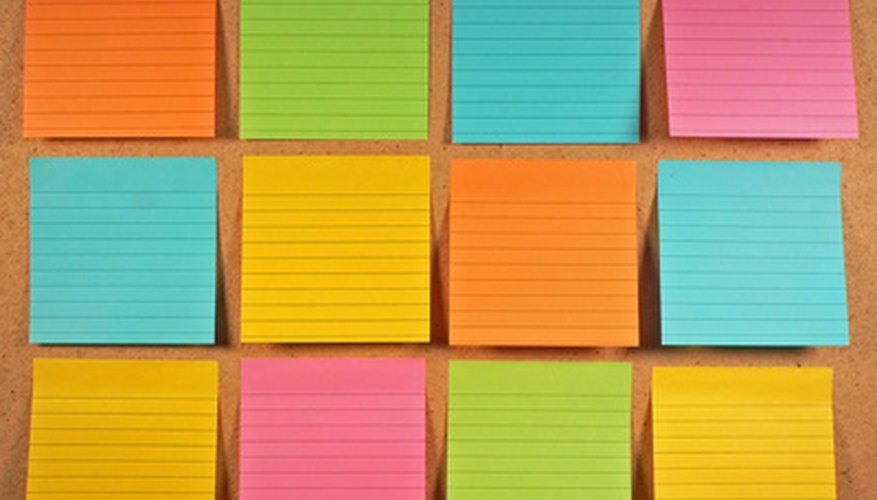 Put categories on a bulletin board for students to choose from.
