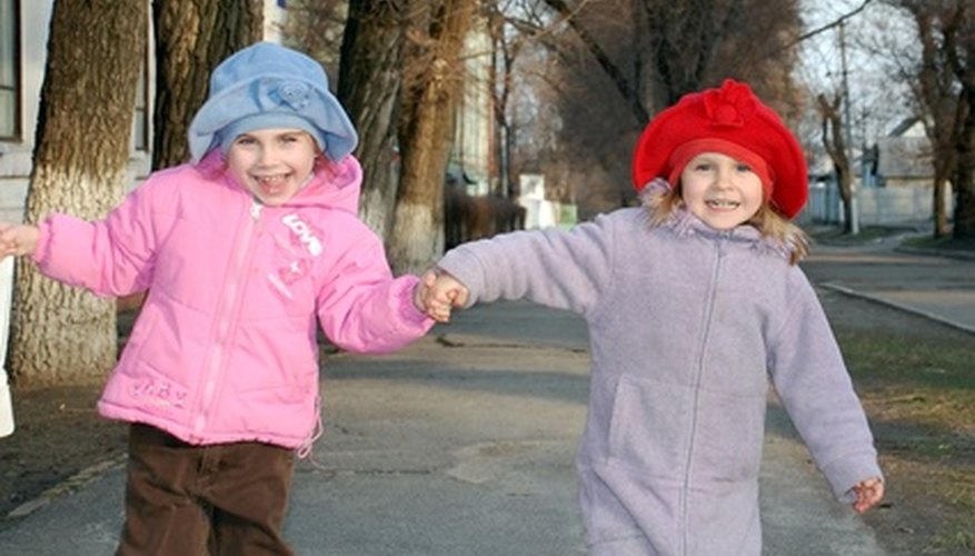 A buddy helps new students feel more comfortable in their new school.