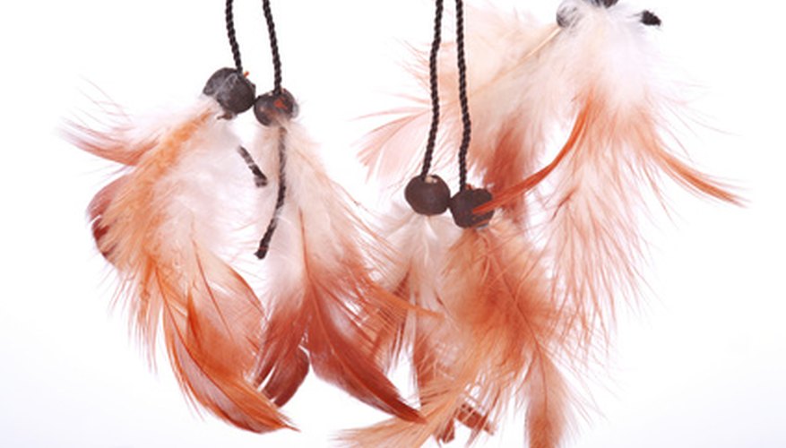 Indian faith maintains that spirit stick feathers symbolize the departure of evil entities.