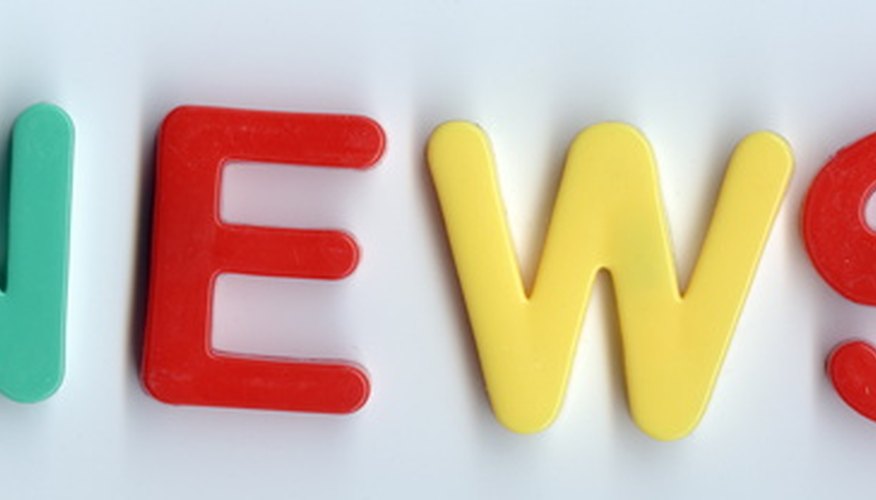 A newsletter is a summary of the news as it corresponds to your students' lives.