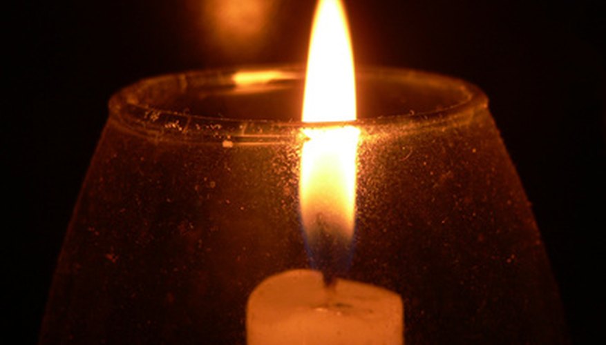 Black smoke stains on candle holders can be easily removed.
