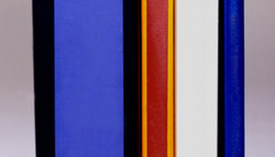The journal's spine often features the publication volume, number, month and year.