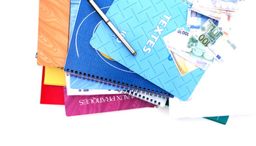 You should purchase most of your school supplies before classes start.