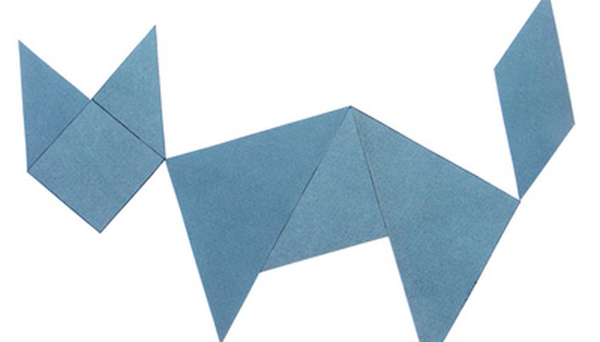Tangrams and other math puzzles strengthen thinking skills.
