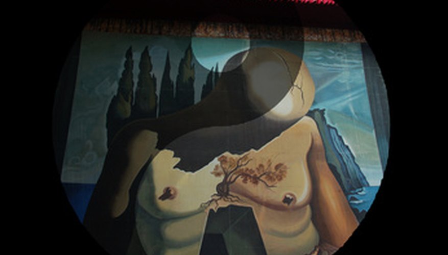 Salvador Dali, a force in the dada movement,  incorporated yin and yang in this painting.