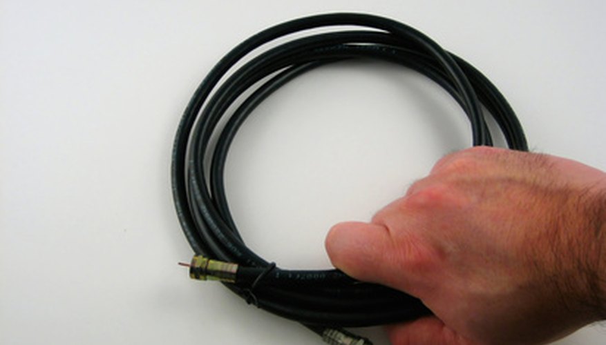 Shortening your TV cable can help reomve unsightly wire clutter.