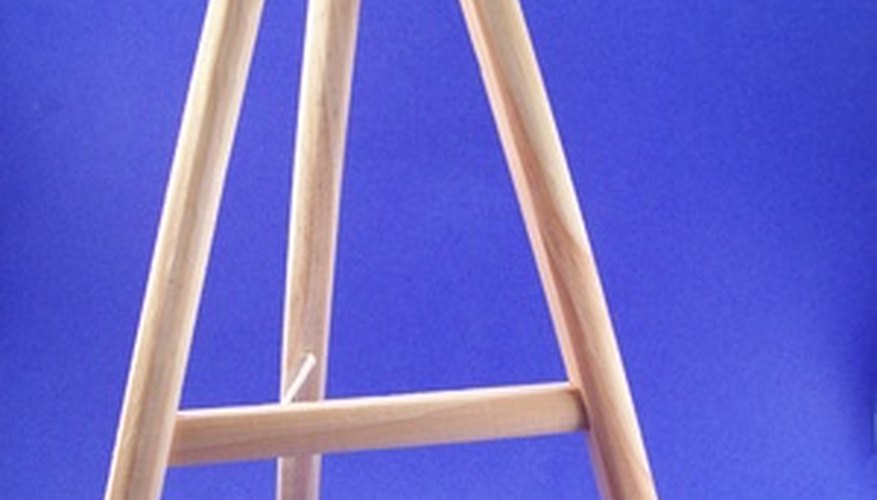 Use individual easels to display prize-winning entries in an art show.