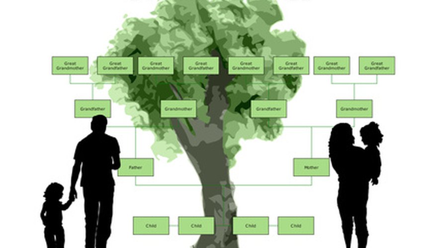 Create a family tree in Microsoft Word.