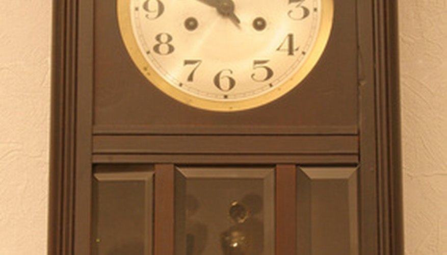 Antique 31 day wall clock
