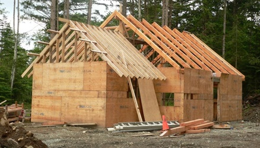 The ridge board and rafters are the strength of the roof.