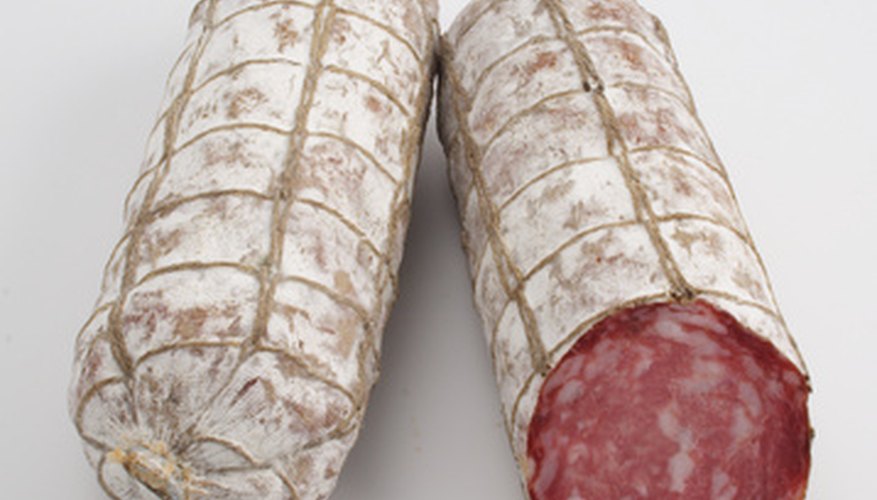 Many types of salami are available in Italy and around the world.