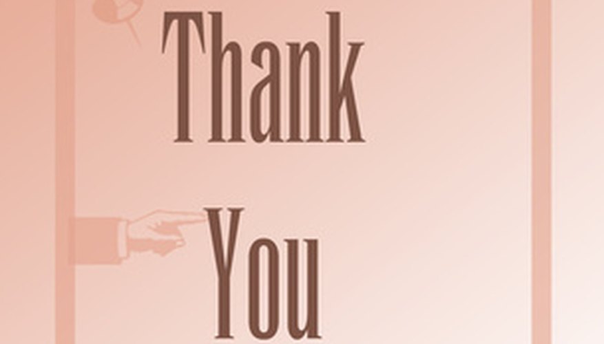How To Write A Thank You Note To A Minister For Funeral Services EHow UK