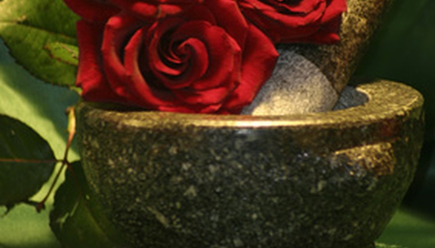 Roses preserved with gycerine can last for years.