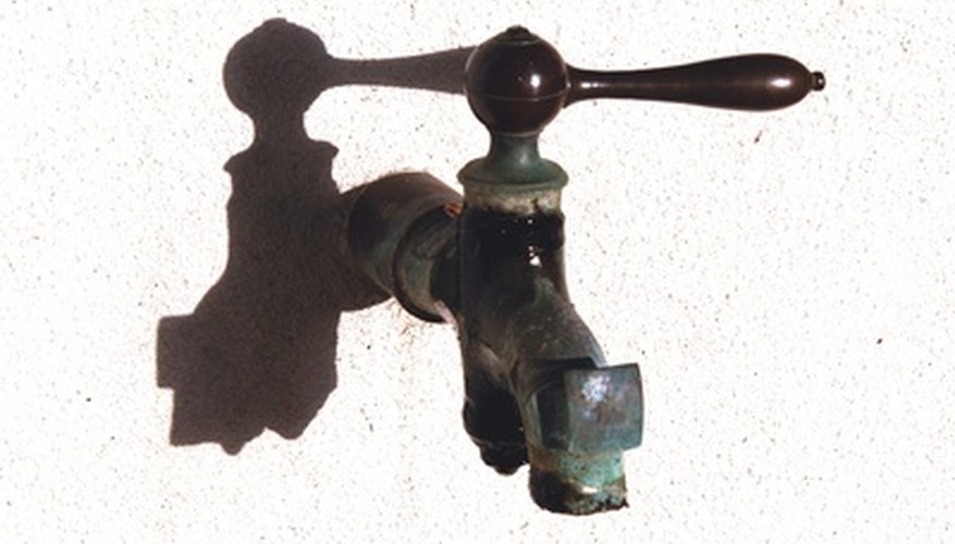 Though styles vary, water taps boast a similar construction.