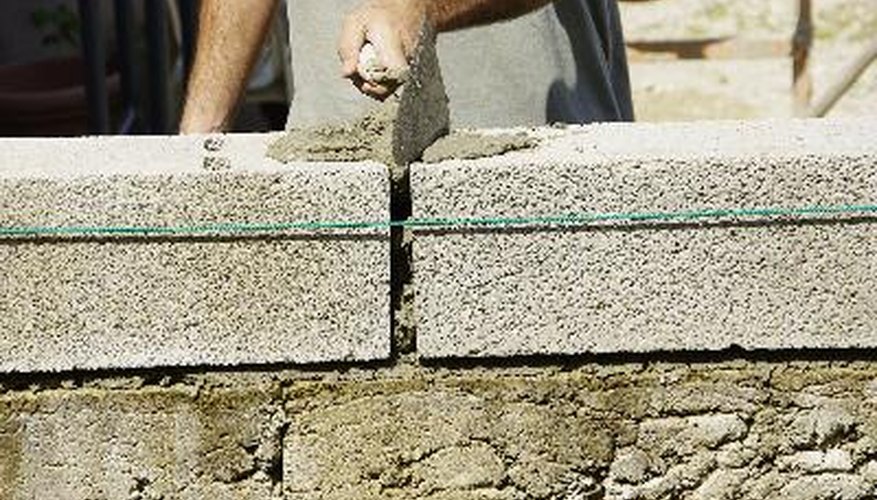 Laying bricks requires accuracy and planning to achieve the perfect result.