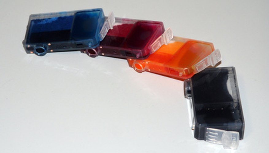 The Epson Stylus SX205 printer uses a separate ink tank for each colour.