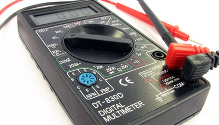 Test continuity with a digital multimeter.