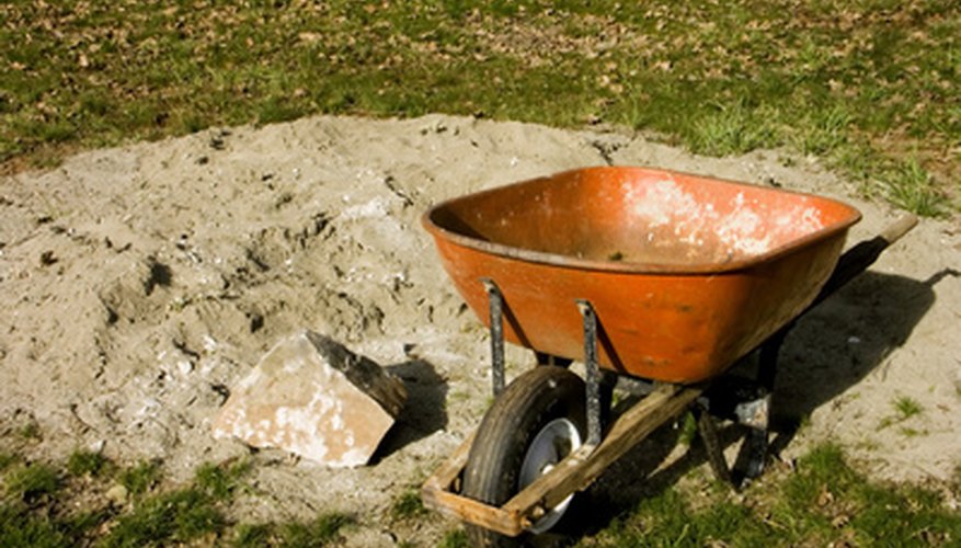 Adding sand to your soil can help with drainage problems.