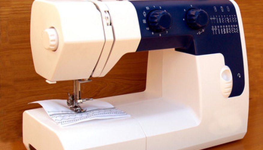 A sewing machine makes a more secure repair than hand sewing.