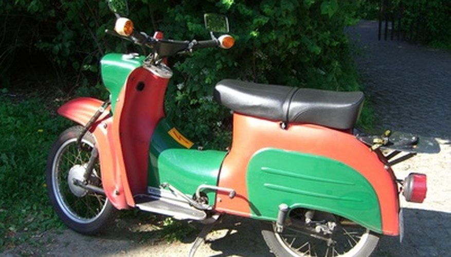 The police can help you ensure that you haven't purchased a stolen moped.