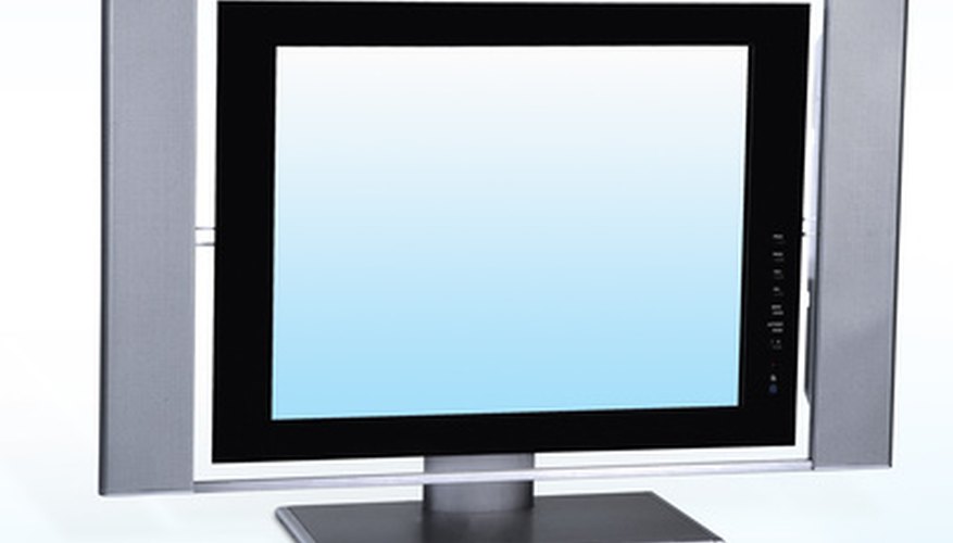 An LCD is lightweight but not lightweight enough to be placed on top of a DVD player.