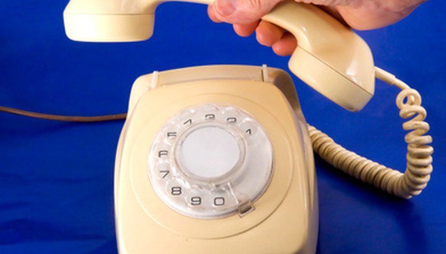 Call blocking is available on landline phones.